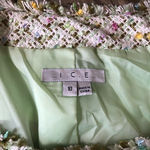 I .C .E tweed jacket